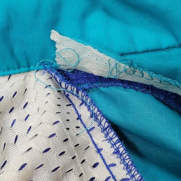 Vintage Mens Large Blue, Teal, Red  Sierra Sport windbreaker jacket - Picture 7 of 8